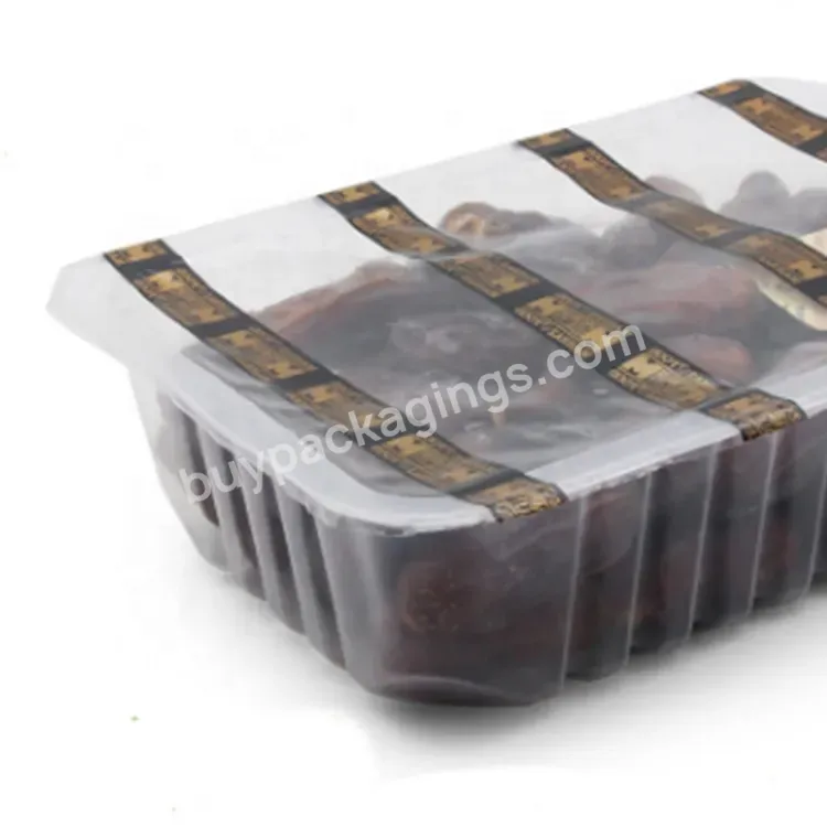 Custom Eco-friendly Plastic Sealable Pp Black Biodegradable Disposable Meat Tray For Supermarket