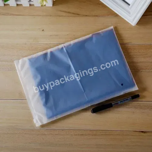 Custom Eco Friendly Printing Plastic Zipper Bags Ziplock Clothing Packaging For Post
