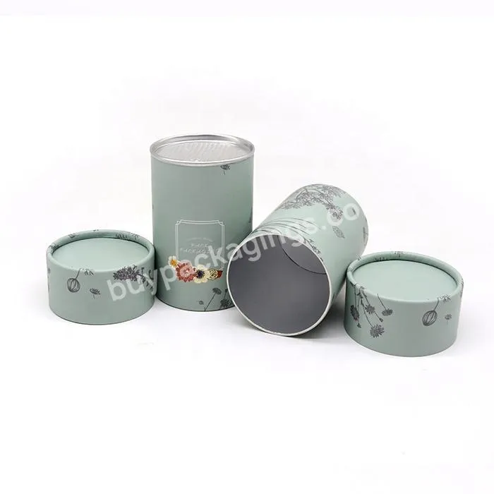 Custom Eco White Large Circular Paper Tube Tissue Packaging Craft Cylinder Kraft Powder Shaker Spice Cardboard Tube