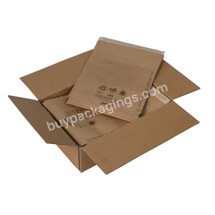 Custom Ecofriendly Recycled Biodegradable Small Waterproof Tough Poly Mailer Shipping Mailing Envelope Kraft Paper Mail Bag