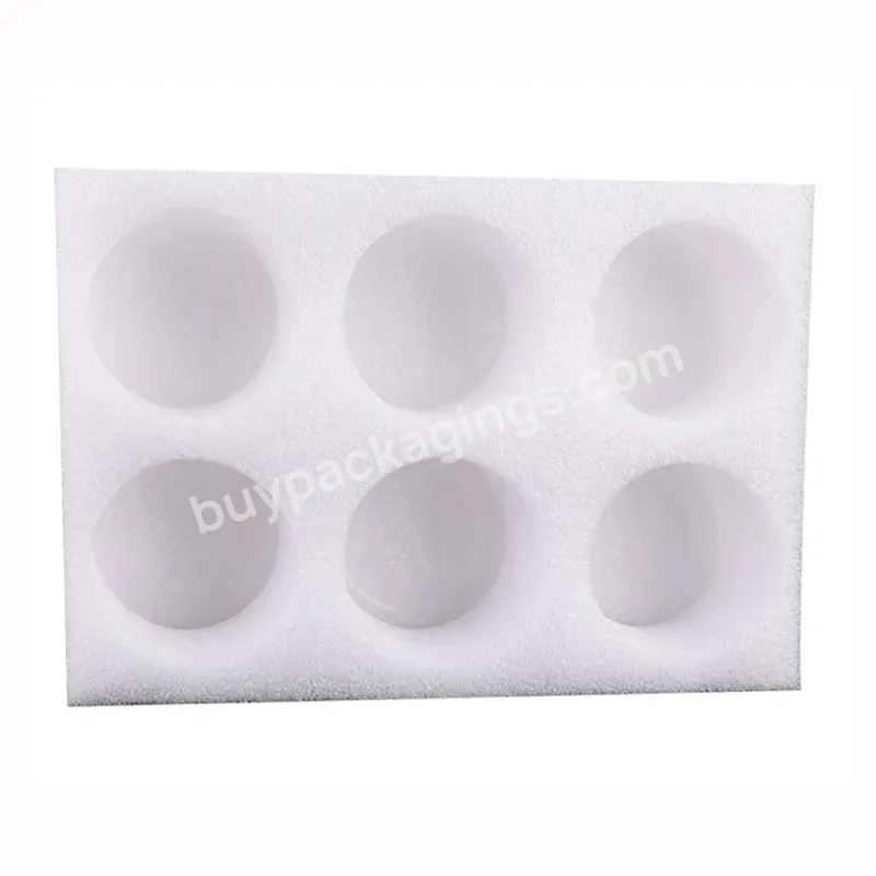 Custom Egg Packaging Cartons Tray Shockproof Epe Pearl Cotton Foam Lining