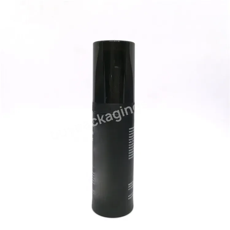 Custom Empty 30ml Matte Black Skin Care Cosmetic Mist Sprayer Airless Pump Bottle With Pump