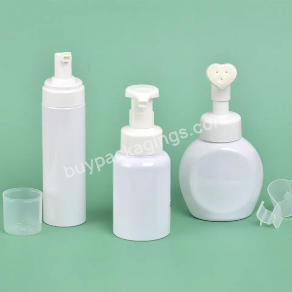 Custom Empty 320ml 200ml Foam Soap Bottle Hand Sanitizer Container Pet Plastic Dispenser Foam Pump Bottle