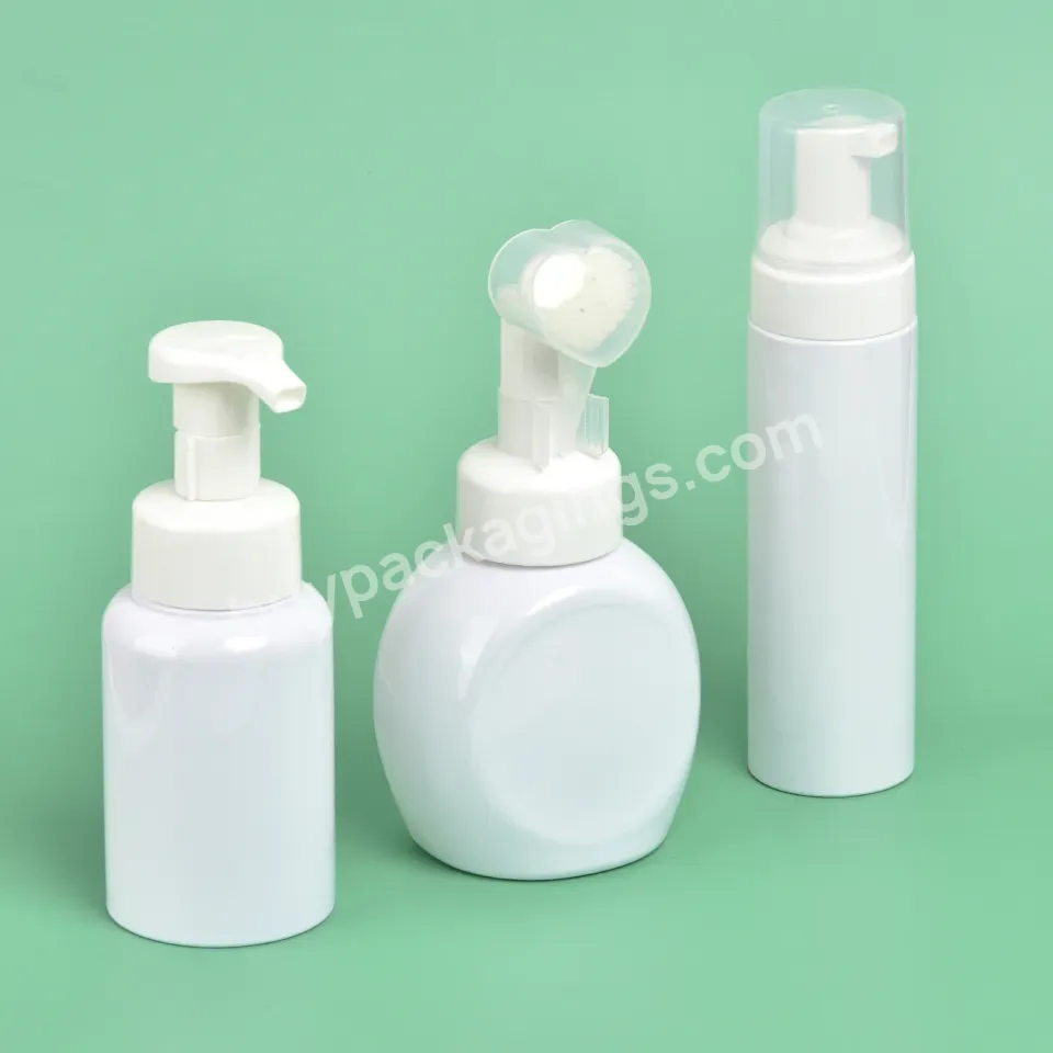 Custom Empty 320ml 200ml Foam Soap Bottle Hand Sanitizer Container Pet Plastic Dispenser Foam Pump Bottle