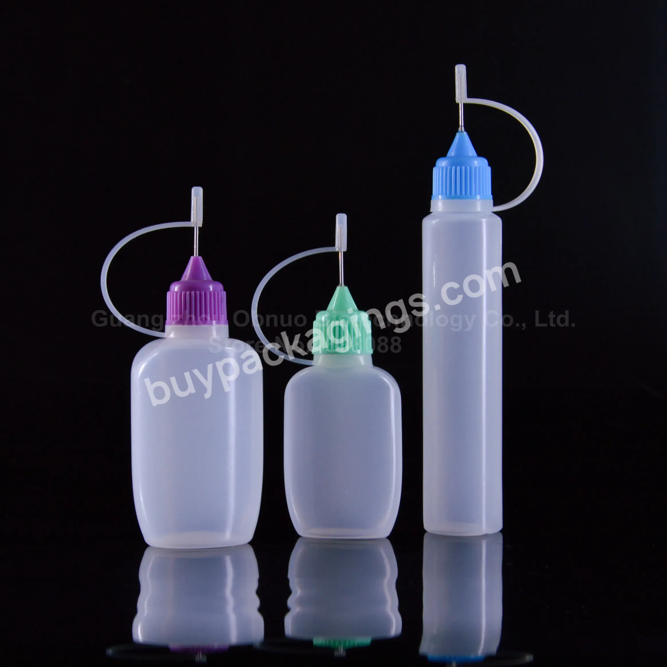 Custom Empty Diy Craft Painting Pe Matt Plastic Dropper Needle Tip Applicator Squeeze Glue Bottle With Twist Caps 100ml 50ml