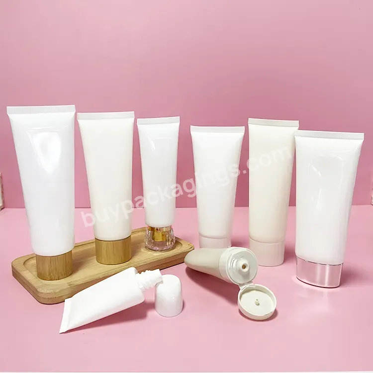 Custom Empty Laminate Abl Plastic Cream Squeeze Cosmetic Packaging Tubes With Flip Lid For Skincare 30ml 50ml 100ml 120ml 150ml