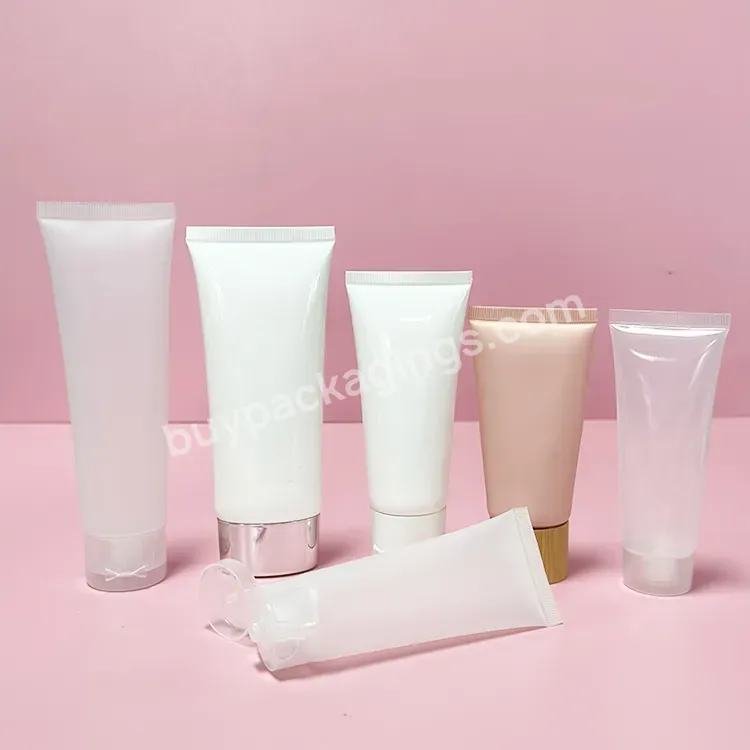 Custom Empty Laminate Abl Plastic Cream Squeeze Cosmetic Packaging Tubes With Flip Lid For Skincare 30ml 50ml 100ml 120ml 150ml