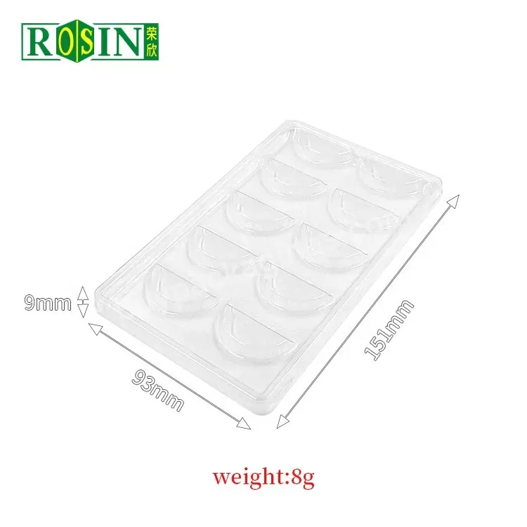 Custom Empty Lash Tray Clear Plastic Eyelash Packaging Box With Eyelash Trays