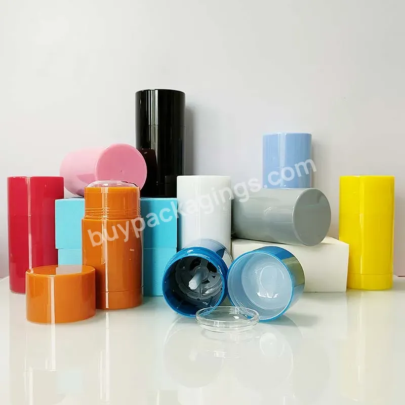 Custom Empty Portable Pet Pp As Empty Roll On Body Fragrance Deodorant & Antiperspirant Stick Deodorant Packaging