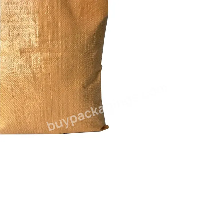 Custom Empty Woven Polypropylene Silage Bag 50kg 25kg 10kg Rice Sack Packaging Bags