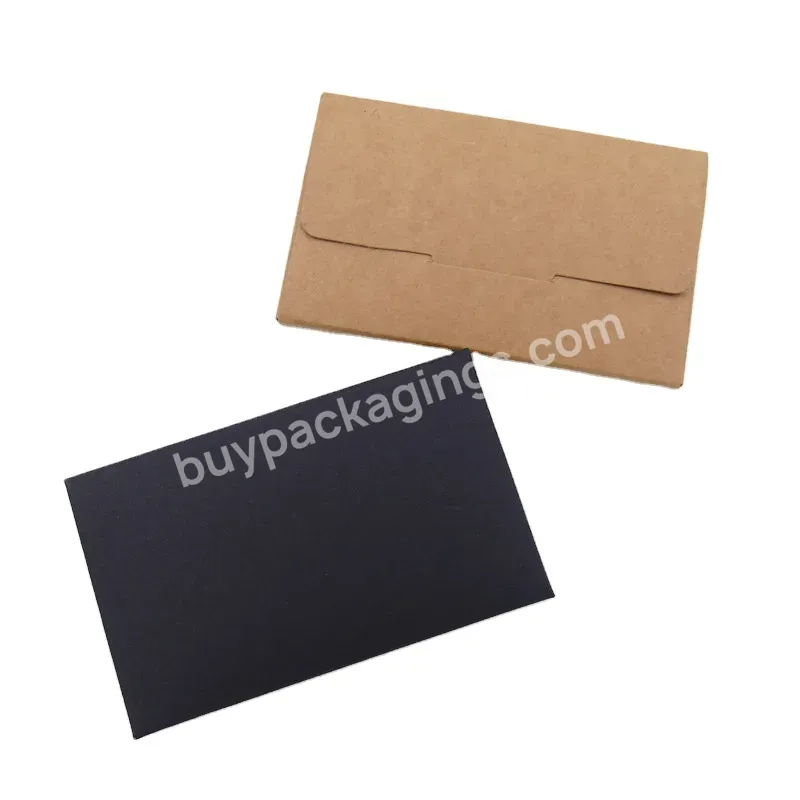 Custom Envelope Card With Logo Envelope Gift Box Mailer Craft Paper Custom Size Kraft Paper Card Envelope Box Packaging