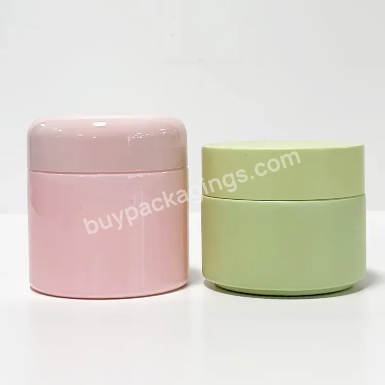 Custom Face Cream 30ml Luxury Pink Green Empty Cosmeticsjar 50ml Glass Cream Jars Cream Jars Container For Cosmetic