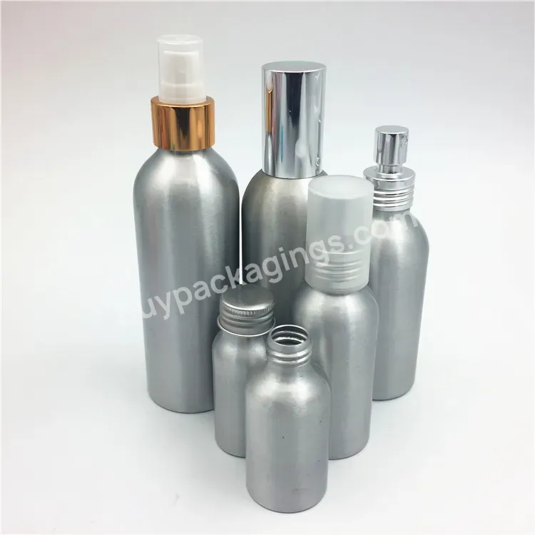 Custom Factory 10-1000ml Empty Daily Care Aluminum Perfume Bottle For Cosmetic Package