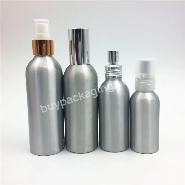 Custom Factory 10-1000ml Empty Daily Care Aluminum Perfume Bottle For Cosmetic Package