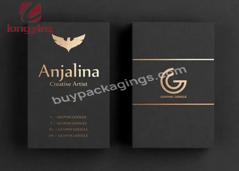 Custom Fashion Matte Black 700g Cotton Luxury Paper Business Card /thankyou Card /invitation Card