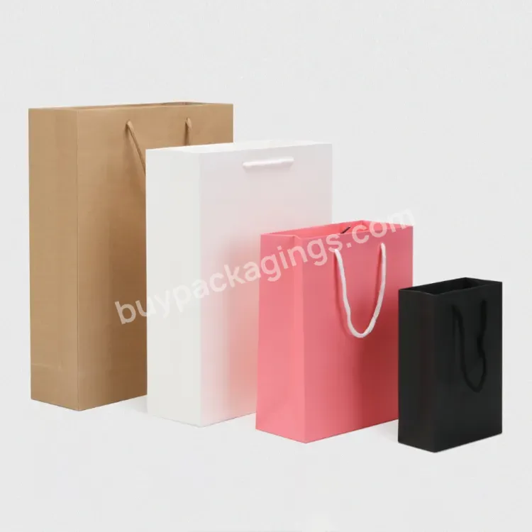 Custom Fashionable Recyclable Luxury Biodegradable Shopping Exquisite Gift Packaging Bag