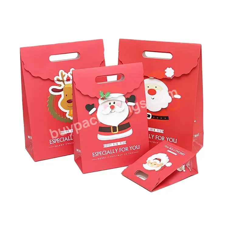 Custom Festive Paper Packaging Halloween Christmas Candy Paper Chocolate Gift Bags