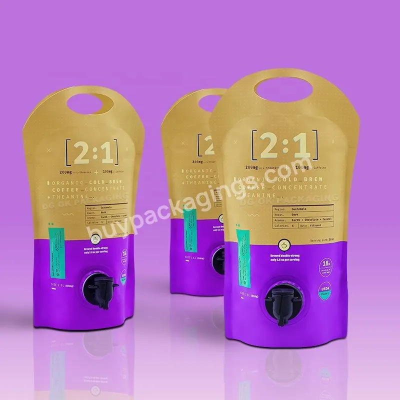 Custom Filling Roll Bib 3l 10l 20l Stand Up Pouch Bag In Box Oil Wine Water Dispenser Manufacturers Holder Pouch In Box