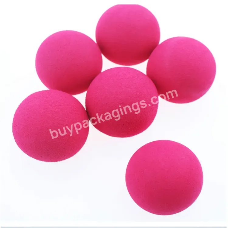 Custom Foam Ball Bullet Eva High Density Sponge Solid Skip Ball Sports Toy As Customer's Requirement