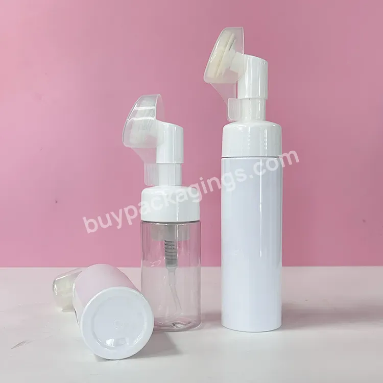 Custom Foaming Lash Shampoo Face Cleanser Gold Silver Clear 30ml 50ml 60ml 100ml 150ml Plastic Soap Dispenser Foam Pump Bottle