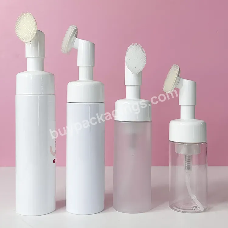 Custom Foaming Lash Shampoo Face Cleanser Gold Silver Clear 30ml 50ml 60ml 100ml 150ml Plastic Soap Dispenser Foam Pump Bottle