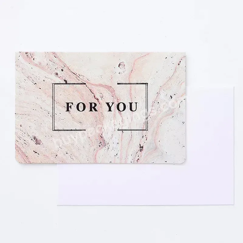 Custom Fold Blank Thank You Greeting Cards For Supporting My Small Business