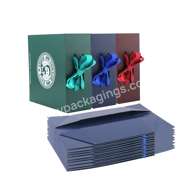 Custom Foldable Magnetic Closure Luxury Gift Cardboard Shipping Paper Box Wigs Hair Extension Clothes Clothing T-shirt Packaging