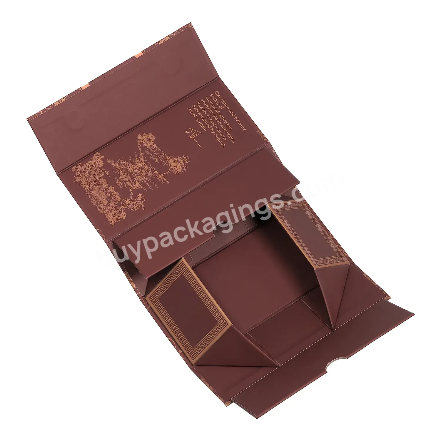 Custom Folding Cardboard Corrugated Magnetic Shipping Box Paper Cardboard Corrugated Custom Packaging 3d Gift Box Folded