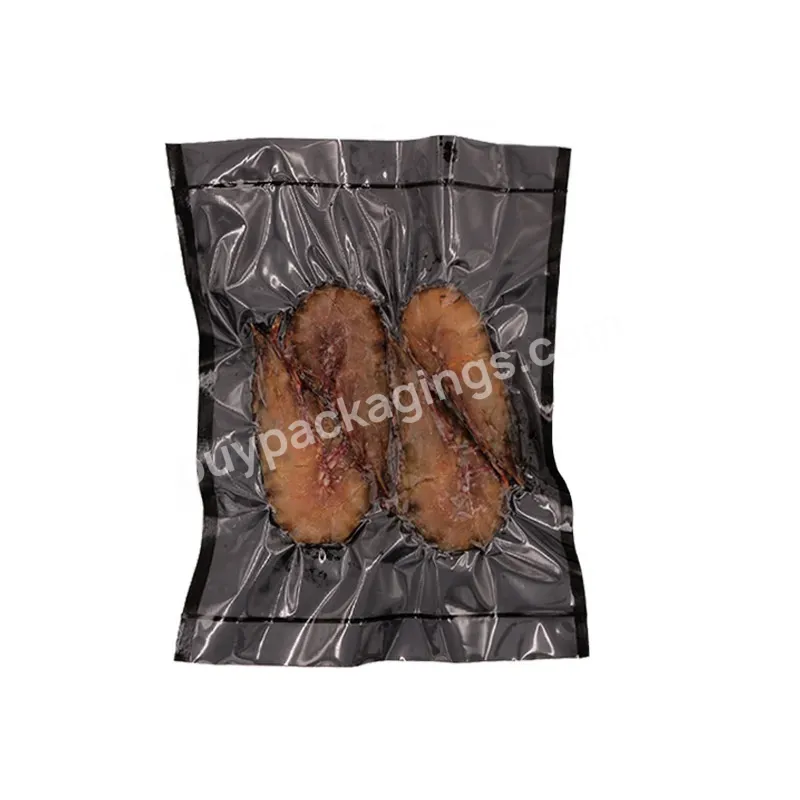 Custom Food Grade Storage Embossed Plastic Packaging Seal Vacuum Bag