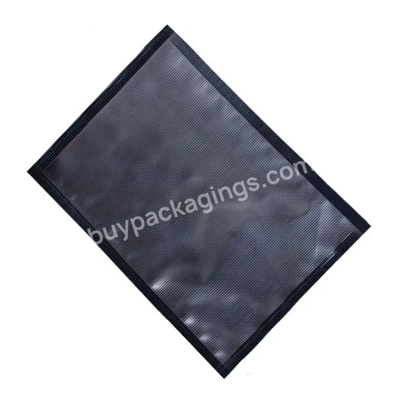 Custom Food Grade Storage Embossed Plastic Packaging Seal Vacuum Bag