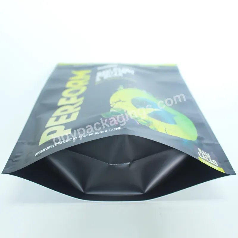 Custom Food Packaging Bag Plastic Aluminum Foil Bags Stand Up Pouch With Zipper