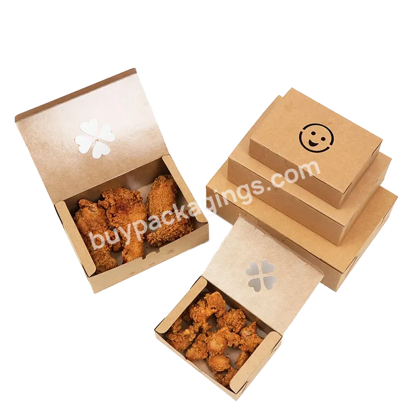 Custom Food Packaging Box Eco-friendly Paper Box Disposable Food Grade Meal Box