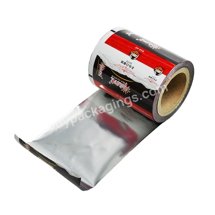 Custom Food Packaging Roll Stock Film Laminated Plastic Snack Packaging Film Flexible Plastic Sachet Roll Film