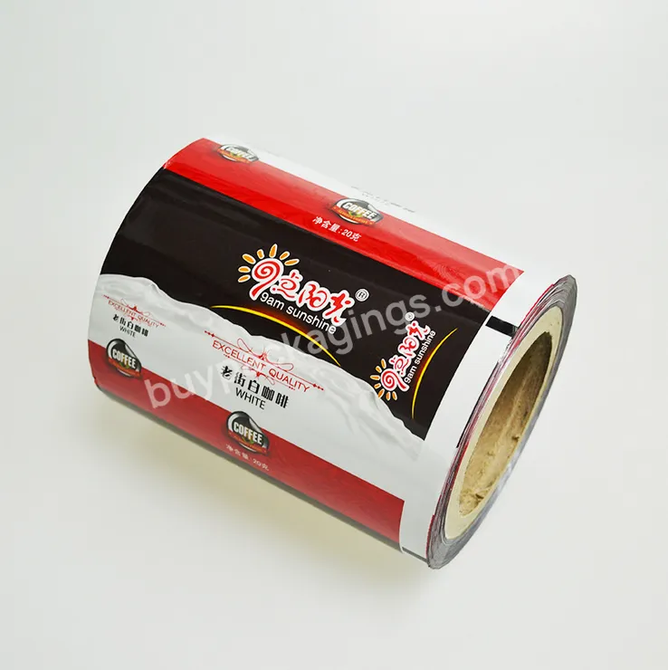 Custom Food Packaging Roll Stock Film Laminated Plastic Snack Packaging Film Flexible Plastic Sachet Roll Film