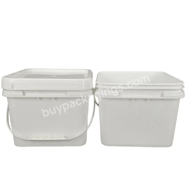 Custom Food Packing 10l Square Plastic Bucket