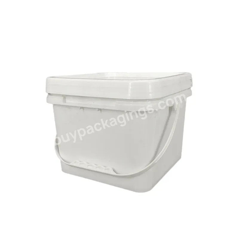 Custom Food Packing 10l Square Plastic Bucket