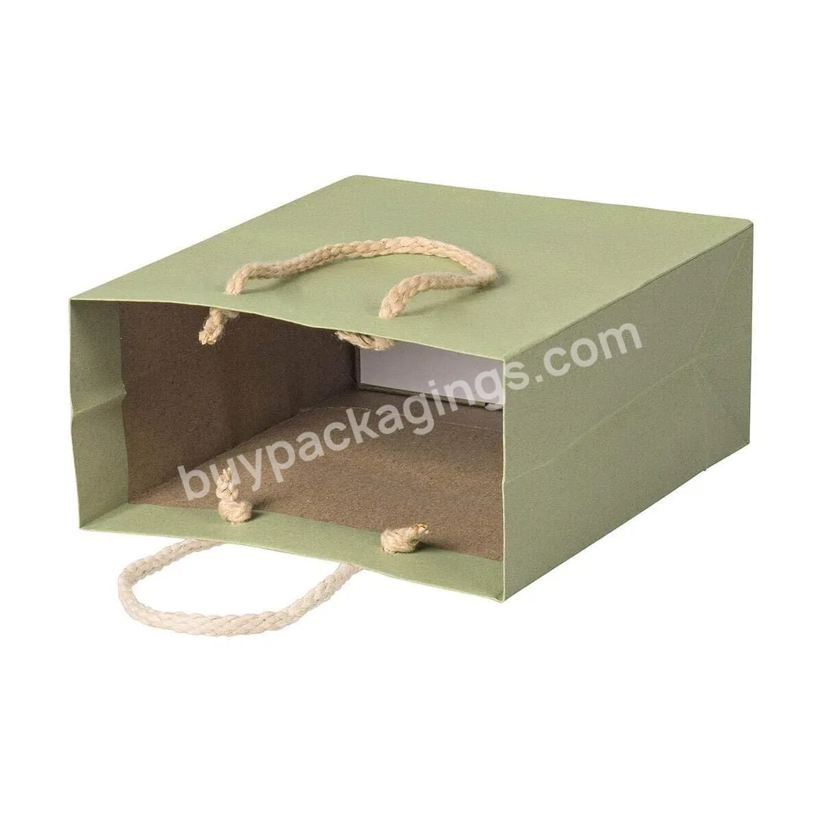 Custom Free Design Paperboard Bag Underwear Packaging Bag With Handle