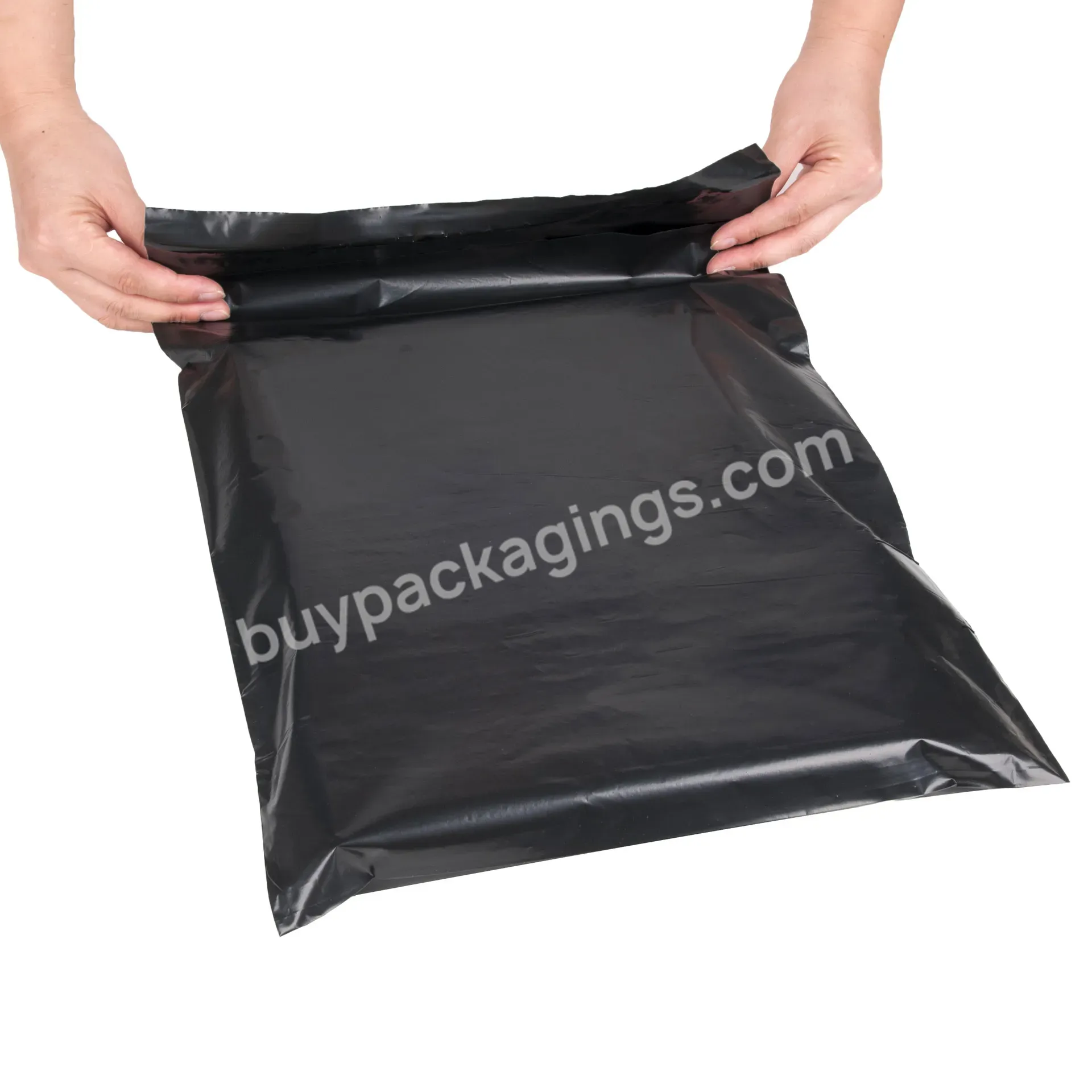 Custom Frosted Mailing Courier Personalised Ship Mailbag Clothing Packaging Matte Black Poly Mailer Shipping Bags