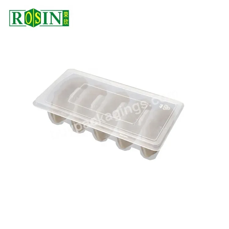 Custom Frozen Dumpling Packaging Box Disposable Recycle Food Plastic Trays For Dumplings