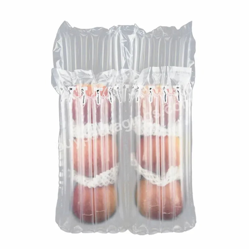 Custom Fruit Air Cushion Column Film Bag Packaging Protective Column Wrap Roll Transportation Protection