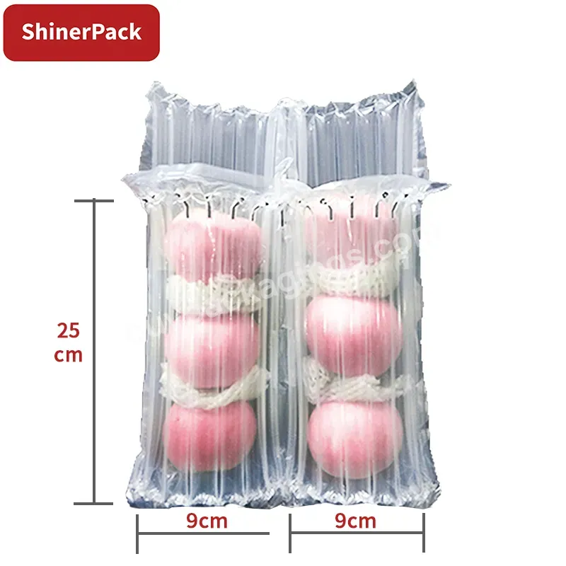 Custom Fruit Air Cushion Column Film Bag Packaging Protective Column Wrap Roll Transportation Protection