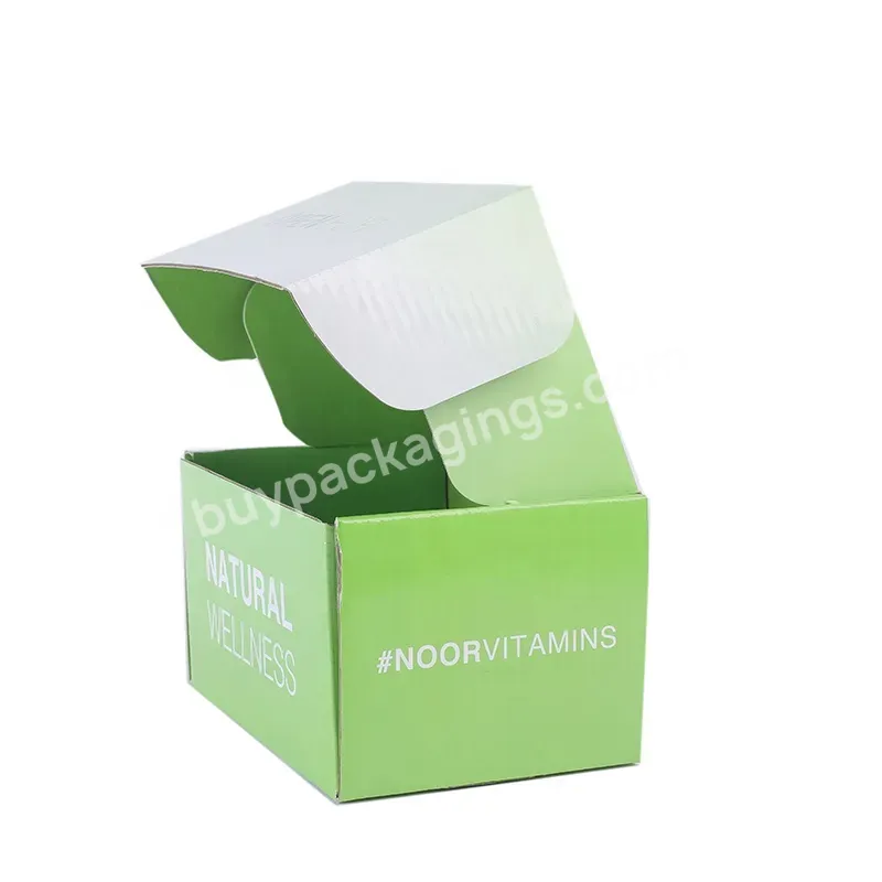 Custom Full Color Printing Foldable Paper Cardboard Clothing Shoe Packaging Corrugated Mailing Box For Cosmetic