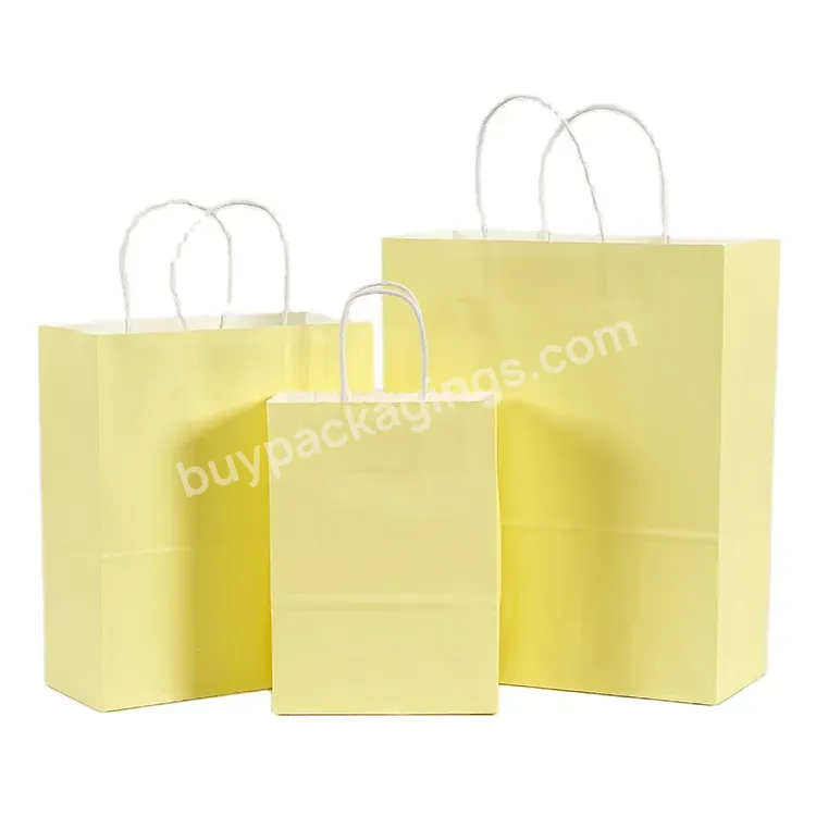 Custom Full Color Takeaway Kraft Pepar Packaging Shopping Takeout Clothing Gift Brand Paper Supplier Bolsa Bag