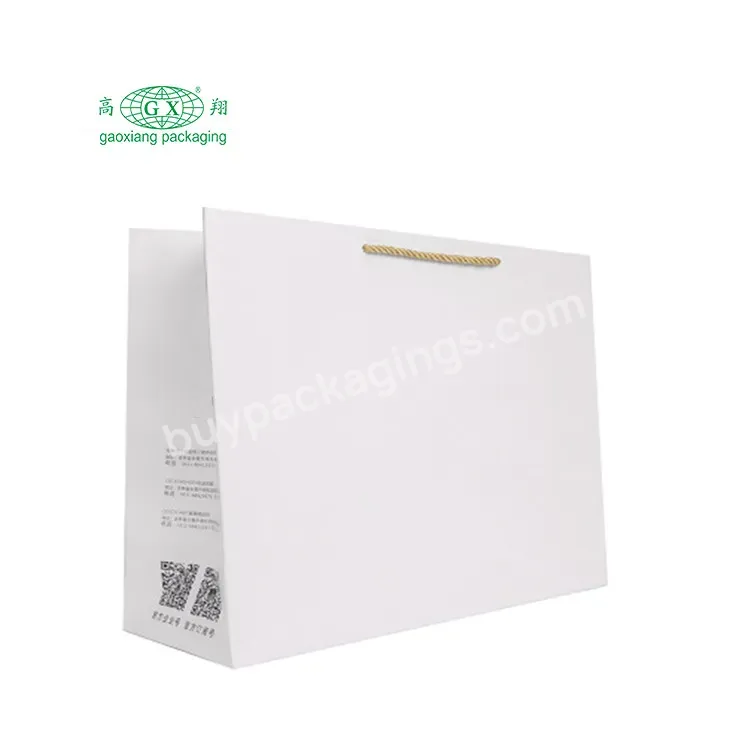 Custom Full Logo Printed Cardboard Paper Pouch Bag With Ribbon Bowknot Handle For Gifts Shopping Boxes