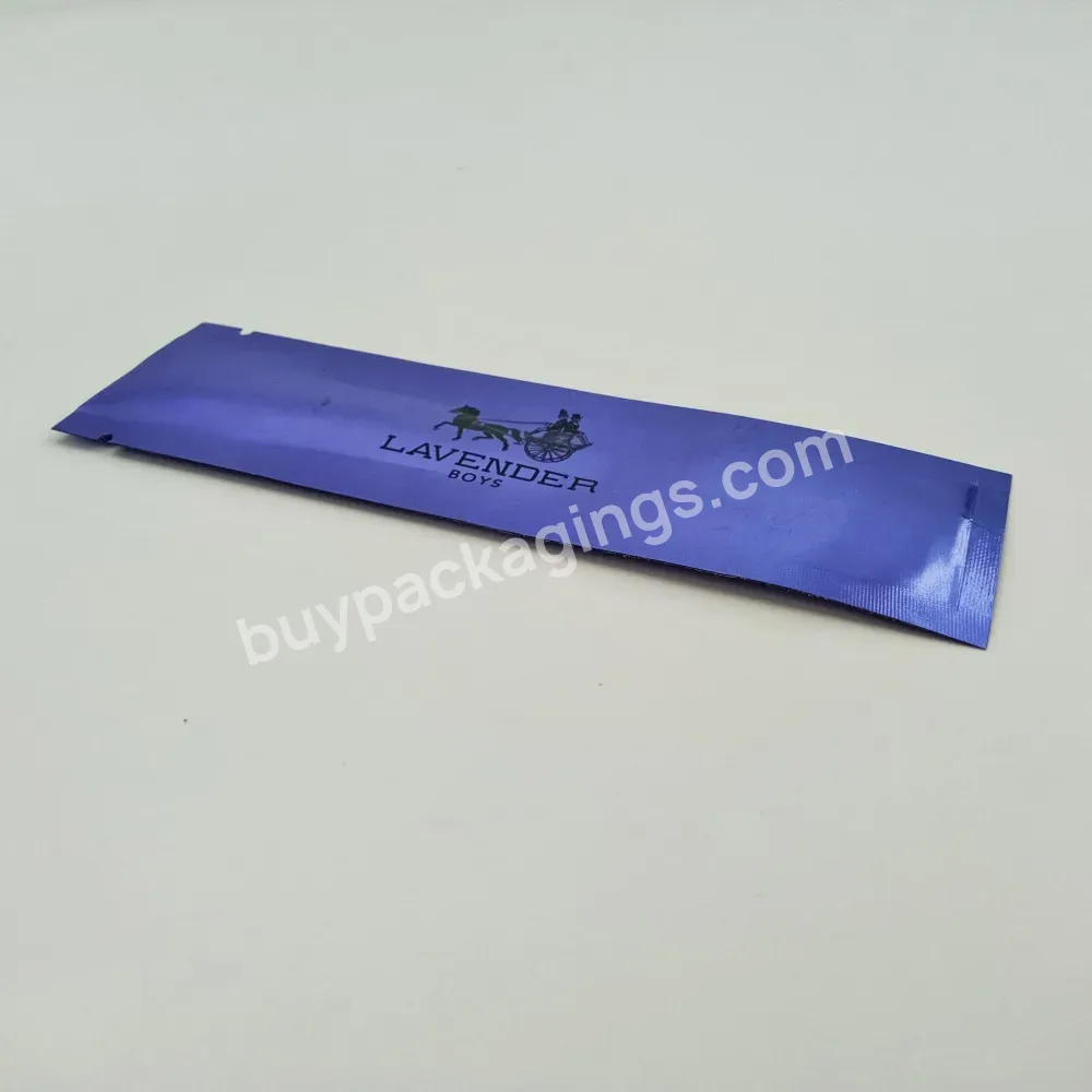 Custom Full Print 3 Side Seal Ziplock Aluminium Foil Lined Self Seal Food Grade Plastic Packing Bag