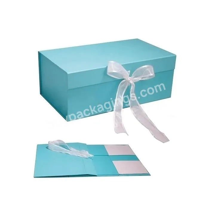 Custom Gift Paper Packaging Foldable Magnetic Box Cardboard Box Wholesale