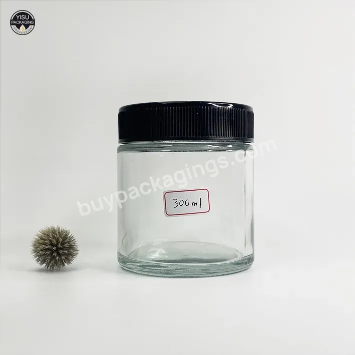 Custom Glass Jar With Regular And Child Proof Screw Cap - Buy Custom Glass Jar,Glass Jar With Regular Cap,Glass Jar With Child Proof Screw Cap.