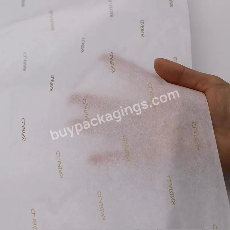Custom Gold Brand Logo Printing Gift Wrapping Tissue Paper For Packing Clothes Shoes Wrapping Tissue Packing Wrapping