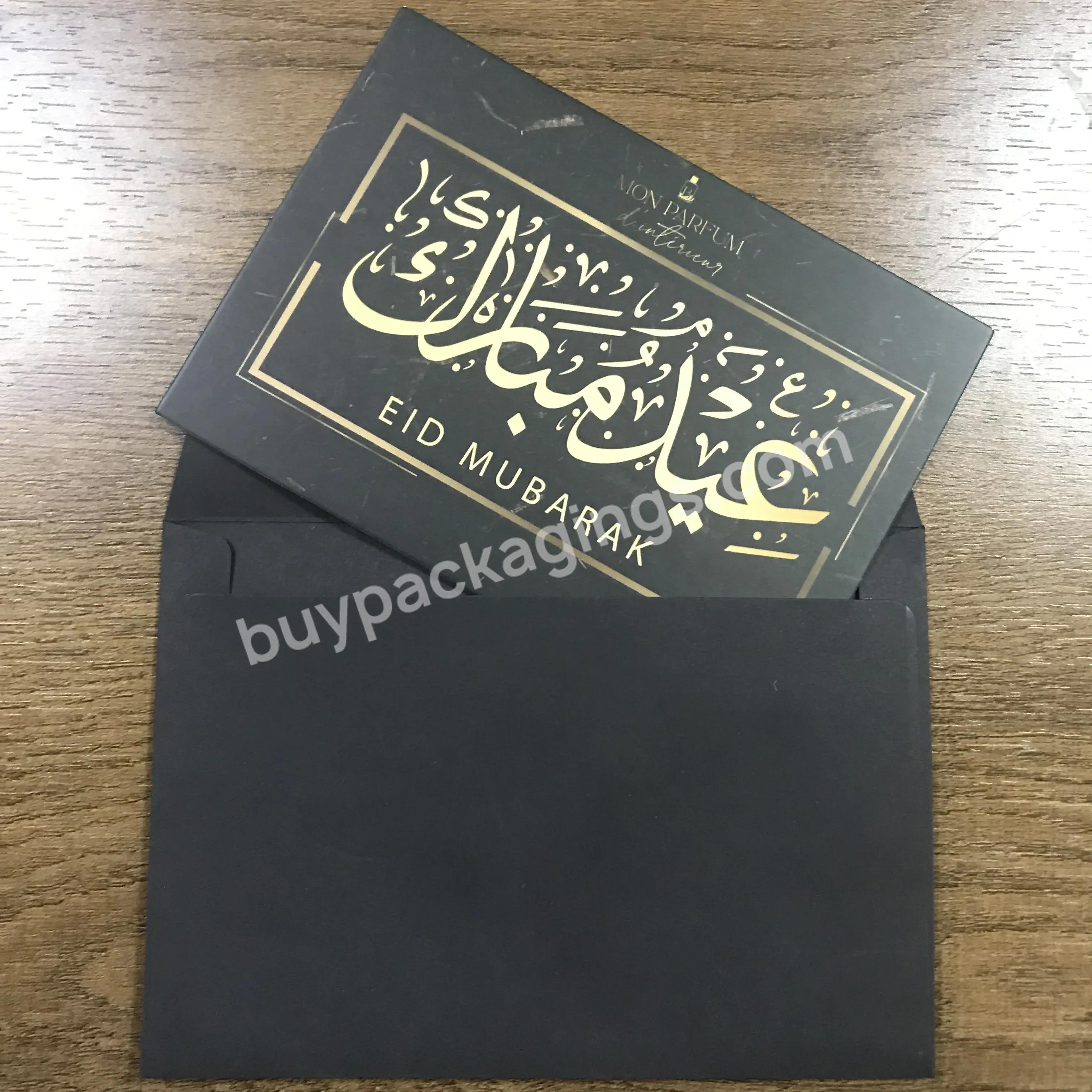 Custom Gold Foil Stamping Thank You Card And Envelope For Gift Packaging Or Greeting - Buy Envelope For Gift Packaging,Thank You Card,Thank You Card And Envelope.