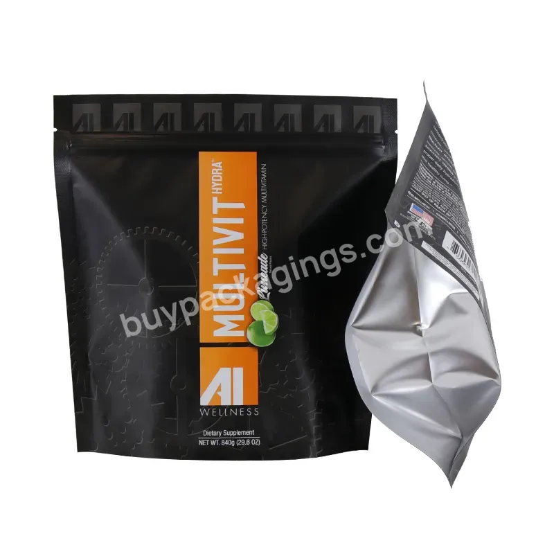 Custom Grade Custom Printed Zipper Stand Up Plastic Spice Sauce Packaging Pouch Bags Resealable Zip Lock Food Packaging